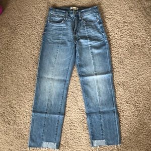 Madewell Cruser Straight Jean High Rise Cropped